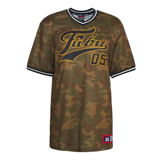 FUBU Ανδρική κοντομάνικη μπλούζα Varsity Camo Mesh Tee